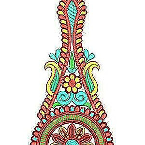 Gypsy Dress Back Embroidery Design