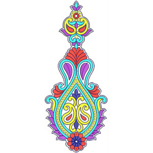 Beautiful Kali Embroidery Design