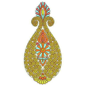 Asymmetric Dress | Applique Design