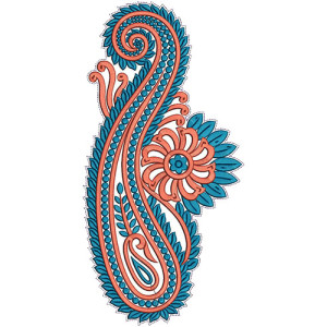 86724 Anarkali Embroidery Design