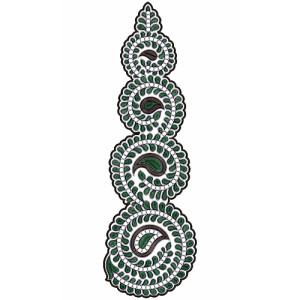 9245 Anarkali Embroidery Design