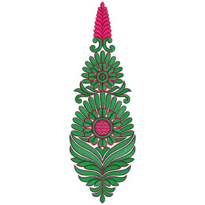 9248 Anarkali Embroidery Design