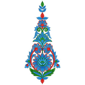 9250 Anarkali Embroidery Design