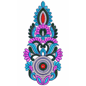 9405 Anarkali Embroidery Design