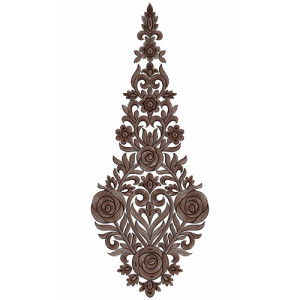 9716 Anarkali Embroidery Design