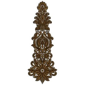 9721 Anarkali Embroidery Design