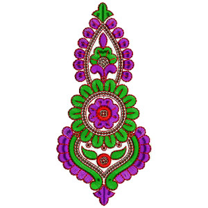 9797 Anarkali Embroidery Design