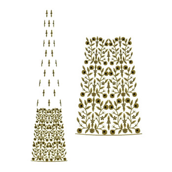 Indian Lehenga Choli Embroidery