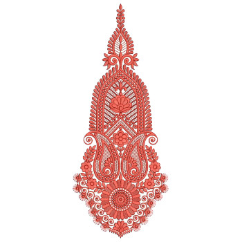 Kaftan Kali Embroidery Design 25730