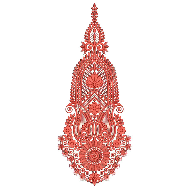 Kaftan Kali Embroidery Design 25730