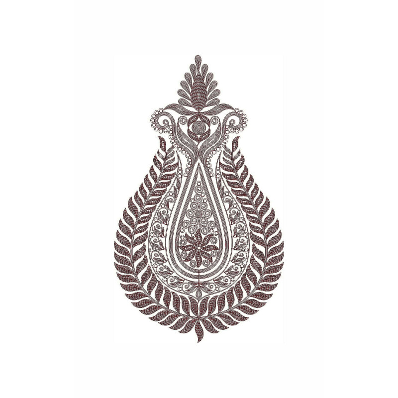 Only DST Zhezhet Dress Kali Embroidery Design 24859