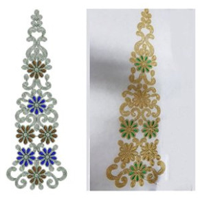 Anarkali Kali Embroidery Designs 16011