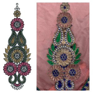 Stylish Indian Bridal Kali Design 14474