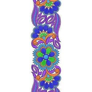 Boho Dress Embroidery Design