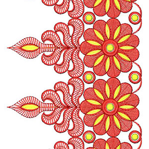 Lace Embroidery Design 10539