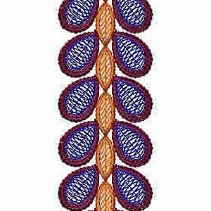 Designer Embroidery Design | Border