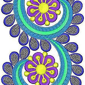 2022 Latest Peacock Embroidery Design