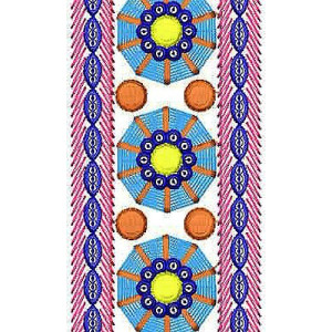 Bold Satin Border Embroidery Design