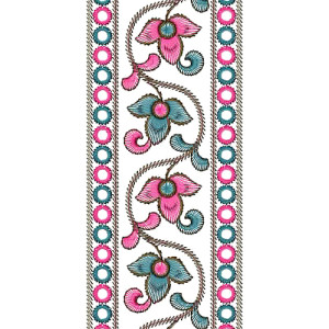 Applique Lace In Embroidery 10905