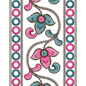 Applique Lace In Embroidery 10905