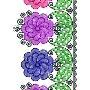 Lace Design Embroidery Machine 11083