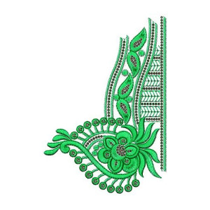 Mirror Paisley fancy lace