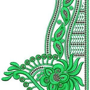 Mirror Paisley fancy lace