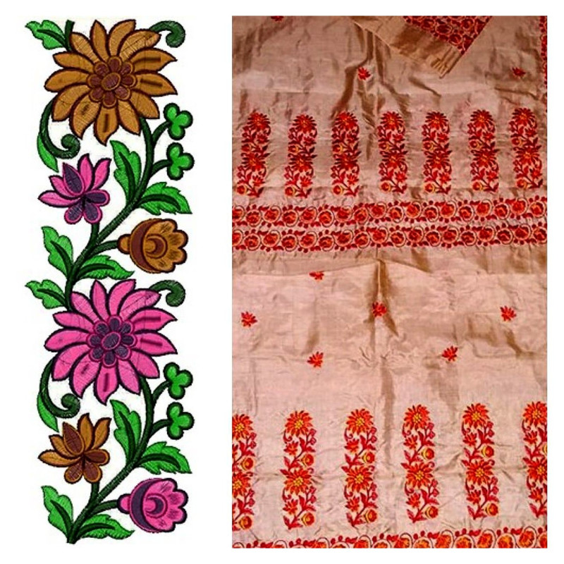 Fine Antique Lace Embroidery Design 12513