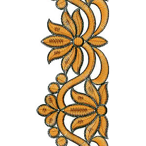 Lace Embroidery Design 12895