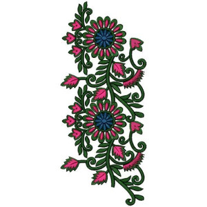 Blouse Border Lace Embroidery Design 15434