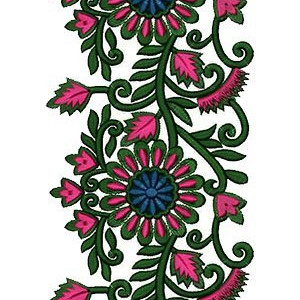 Blouse Border Lace Embroidery Design 15434
