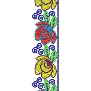 Brocade Embroidery Design 1579