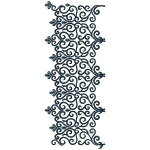 Lace Border Work Design 16127