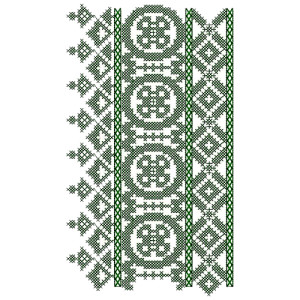 Heavy Traditional Lace Design 16406