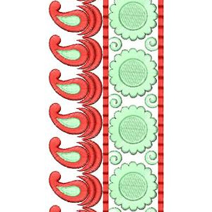 Celtic Dress Lace Embroidery Design 16531