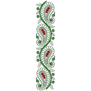 Swiss Voile Lace Embroidery Design 16541