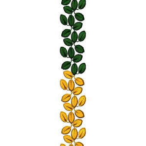 Indian Fashion Border Embroidery Design 16818