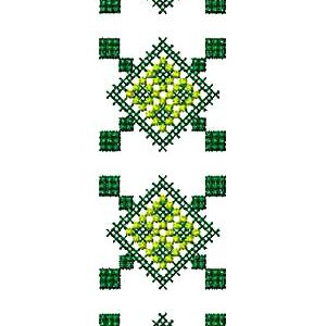 Russian Cross Stitch Lace Embroidery Design 17086