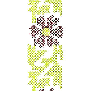 Arbiyan Abaya Cross Stitch Lace Embroidery Design