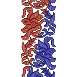 Wonderful Rich Look Lace Border Design