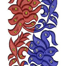 Wonderful Rich Look Lace Border Design