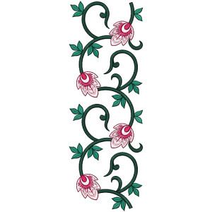 Ivory Bridal Lace Fabric Embroidery Design