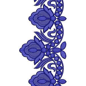 Long Maxi Skirt Lace Embroidery Design