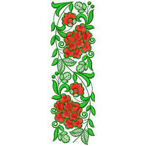 Moroccan Bed Cover Embroidery Design