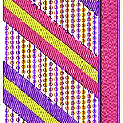 Extremely Traditional Sequins Tatami Lace Border Brocade