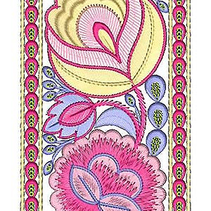 Saree Brocade Embroidery Designs