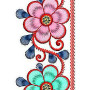 Embroidery Designer Robe Border Design