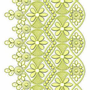 Lace Embroidery Design 19496