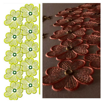 Lace Embroidery Design 19693