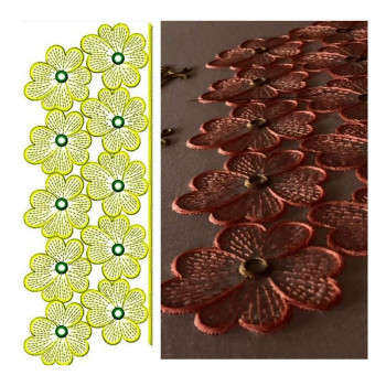 Lace Embroidery Design 19693